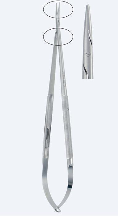Голкотримачі Onix Micro Slim Line прямі, 7/0 ˃, кінч з діамант напил, з лінією обтікання, з замком, довжина 180 мм. Бренд - Asanus Medizintechnik Gmb, Німеччина